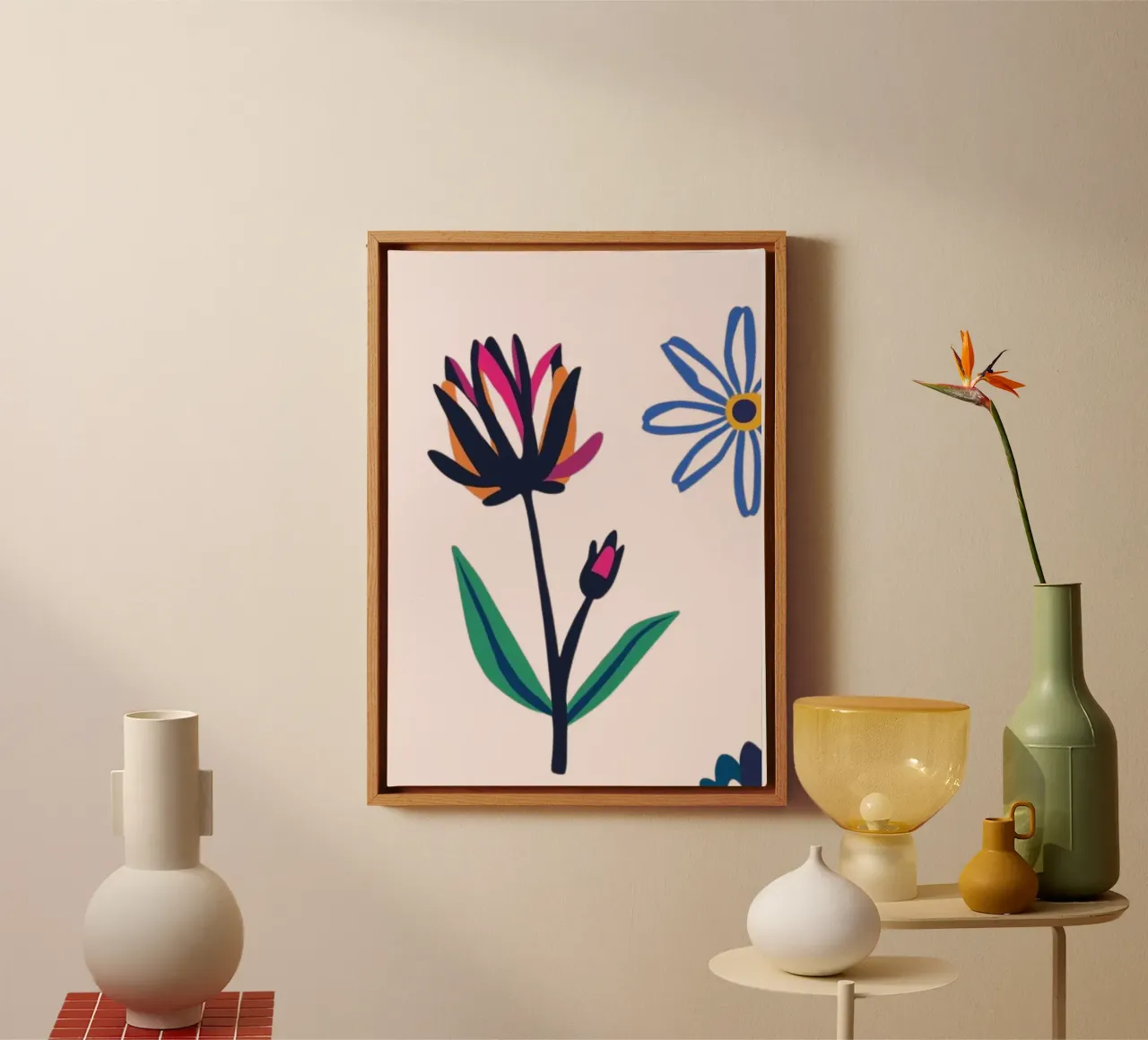 Springtime canvas van Tabea Jule