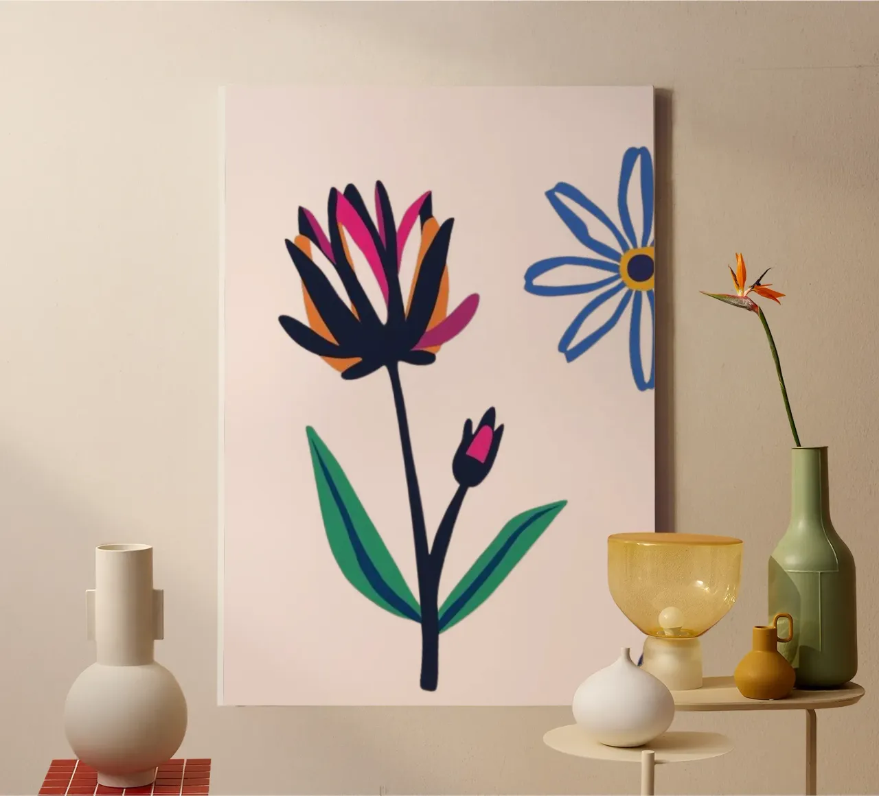 Springtime canvas van Tabea Jule