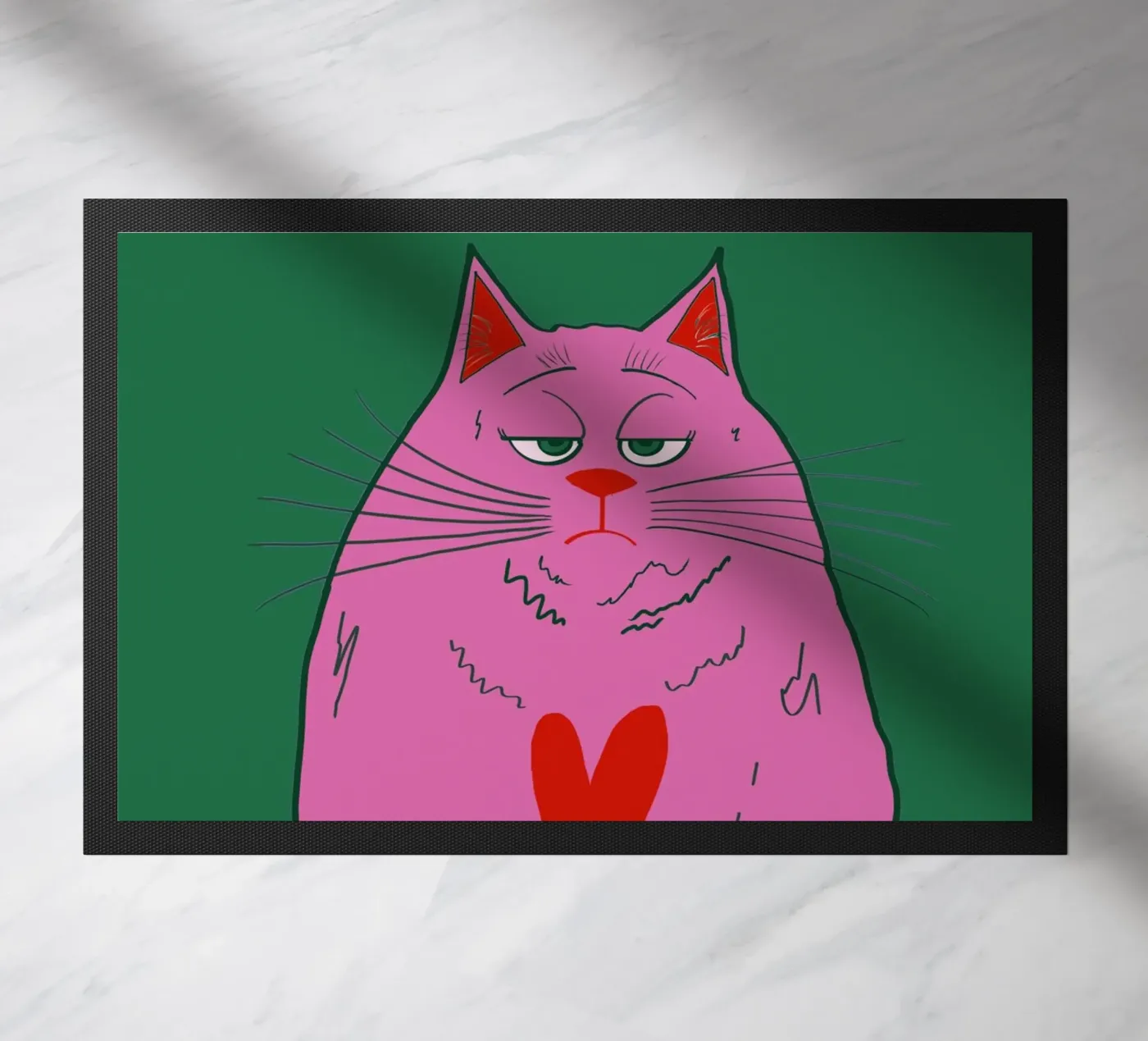 Cool Cat deurmat van Fesofi
