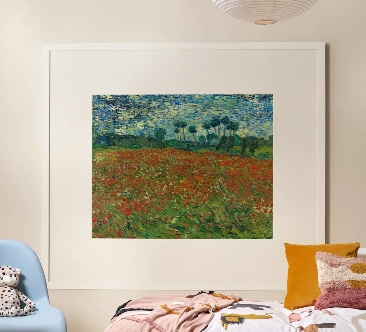 Vincent van Gogh - Campo di papaveri, 1890 poster da Timeless Artworks