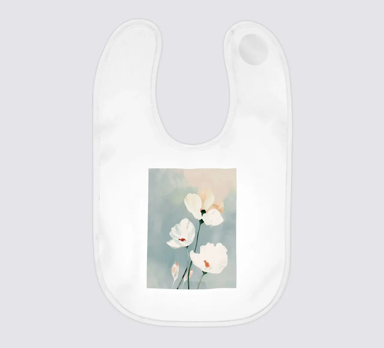 White Bloom Study bavaglino da softsoul