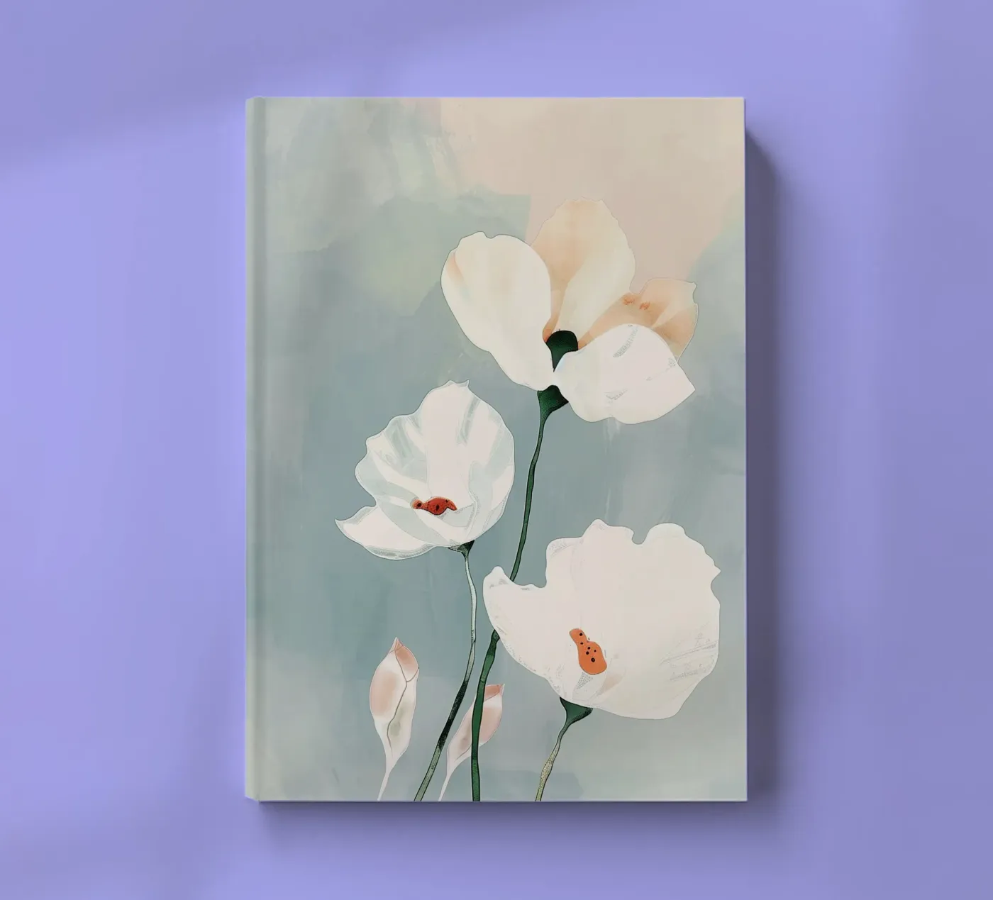 White Bloom Study notebook by softsoul