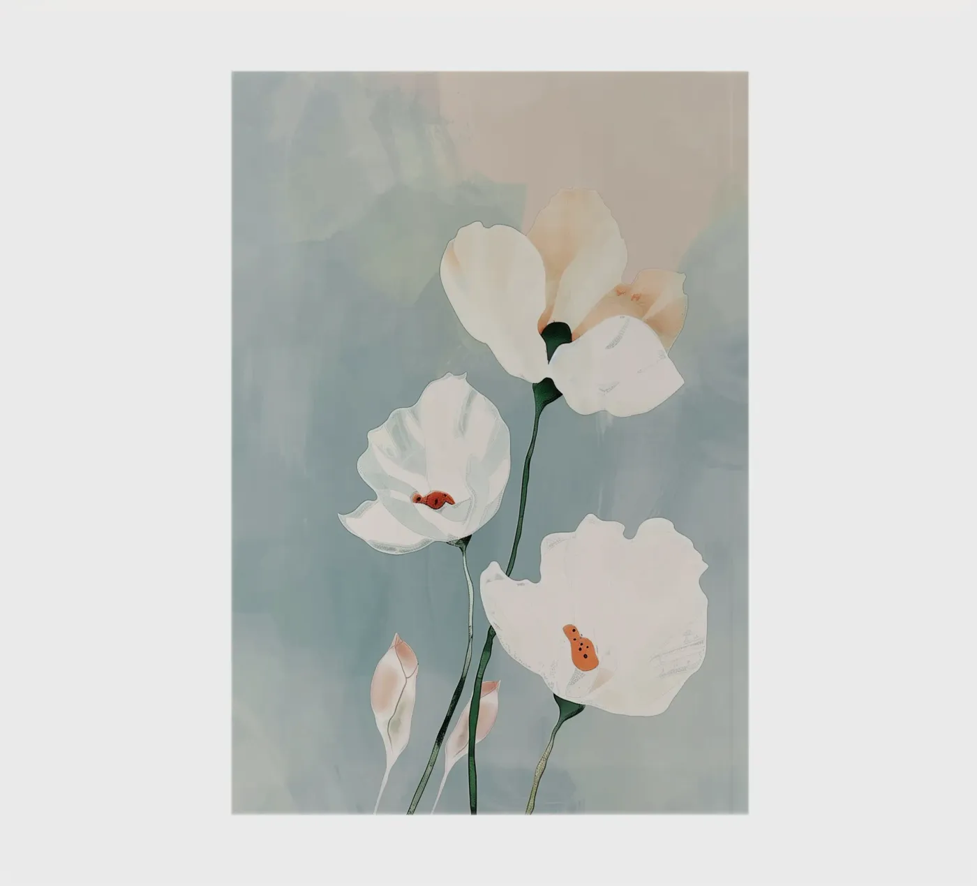 White Bloom Study notebook by softsoul