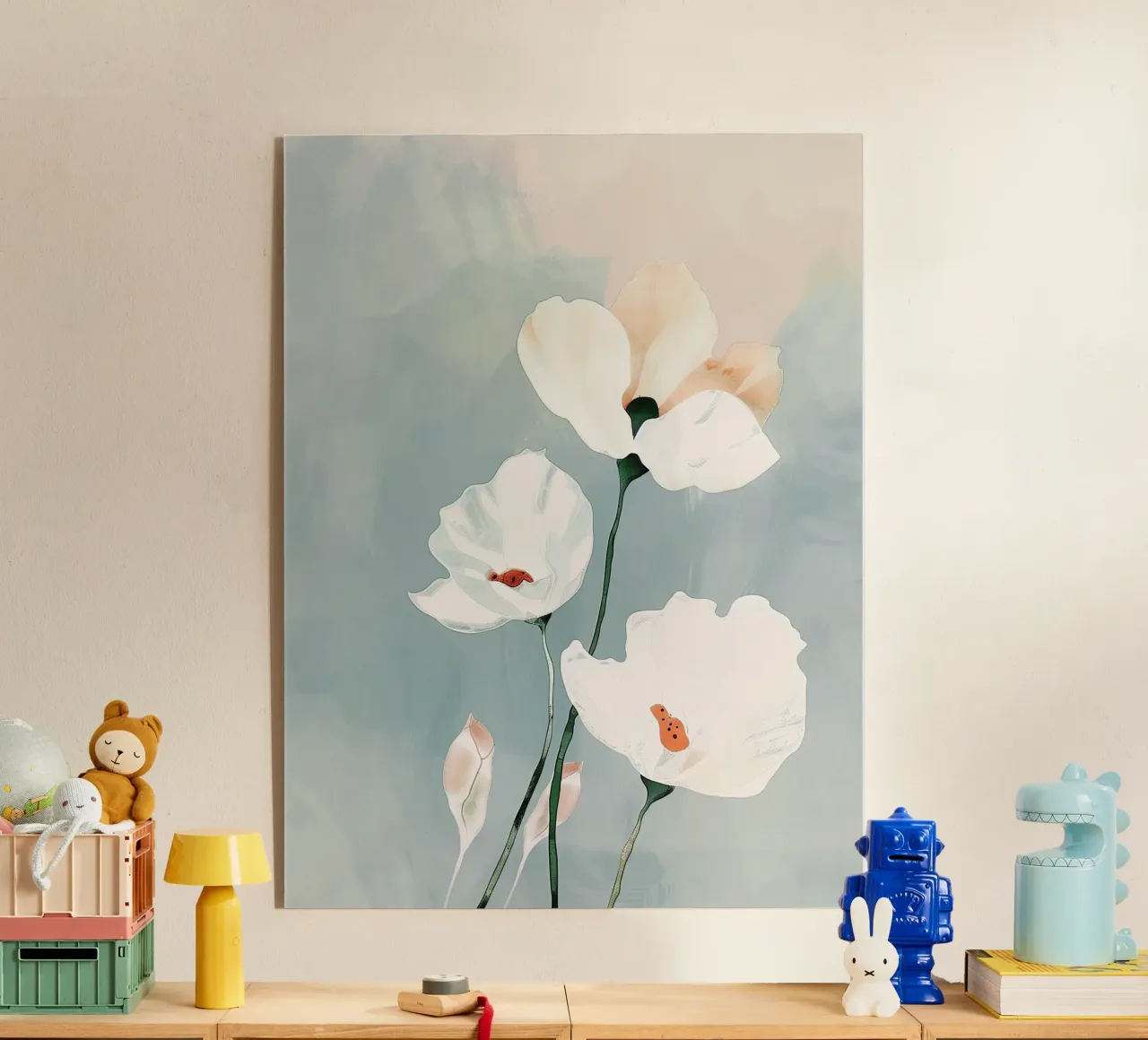 White Bloom Study plexiglass da softsoul