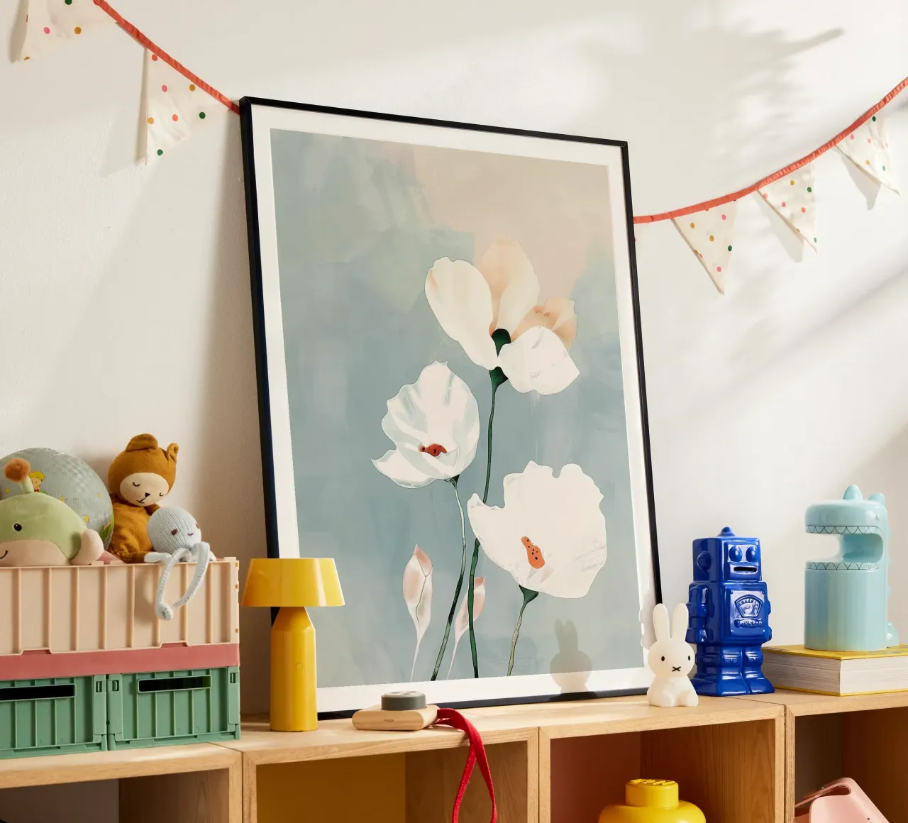 White Bloom Study poster da softsoul