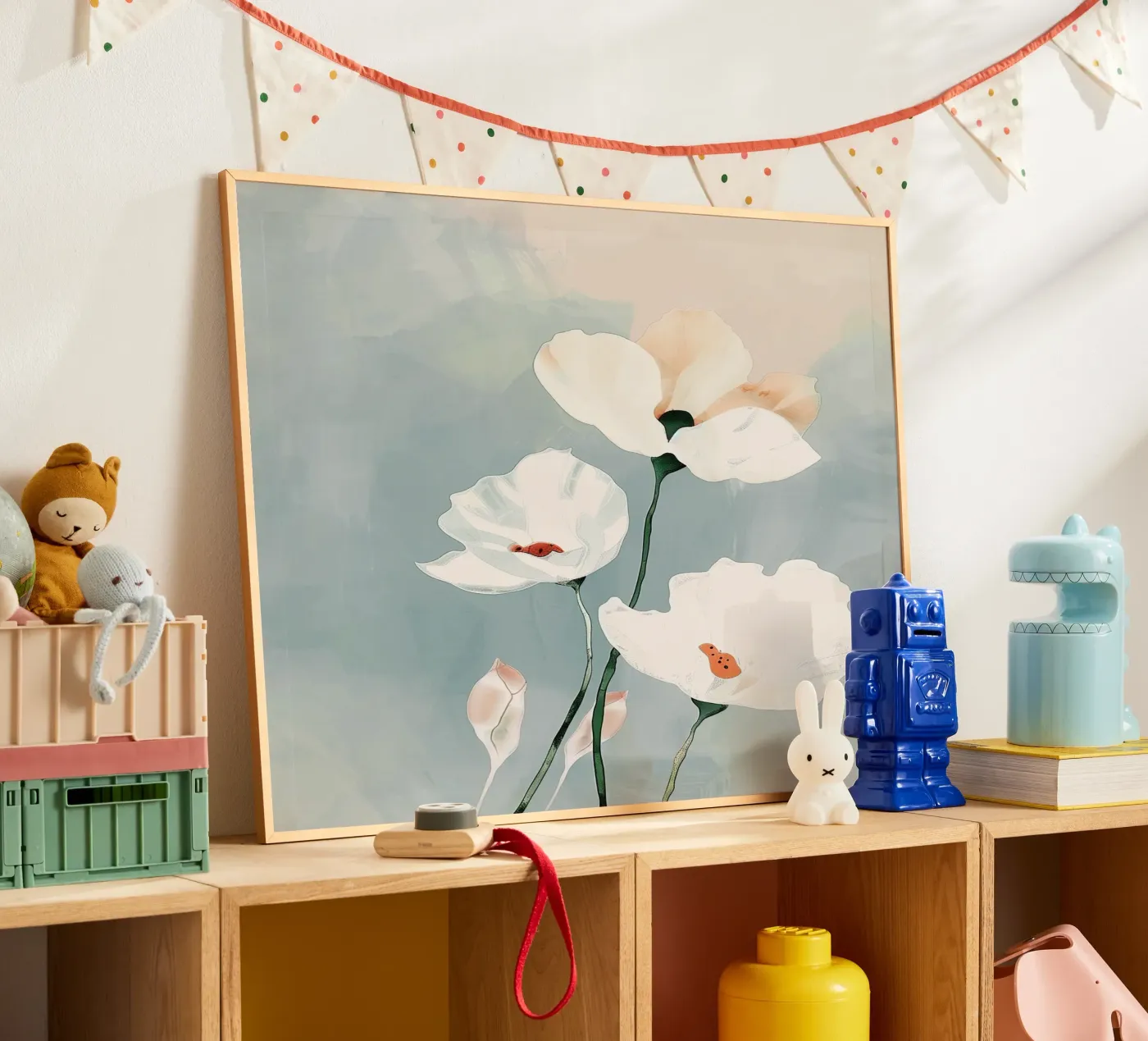 White Bloom Study Poster von softsoul