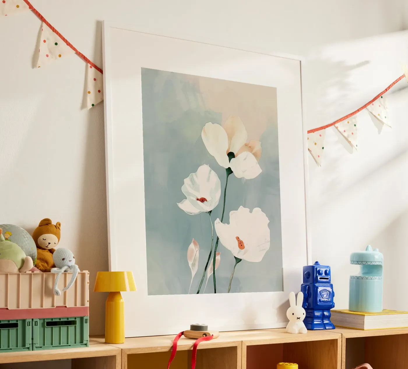 White Bloom Study Poster von softsoul