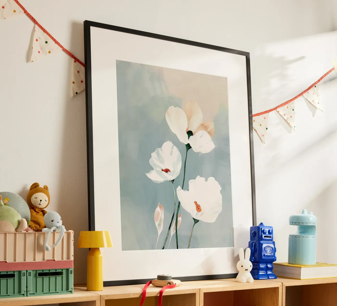 White Bloom Study Poster von softsoul