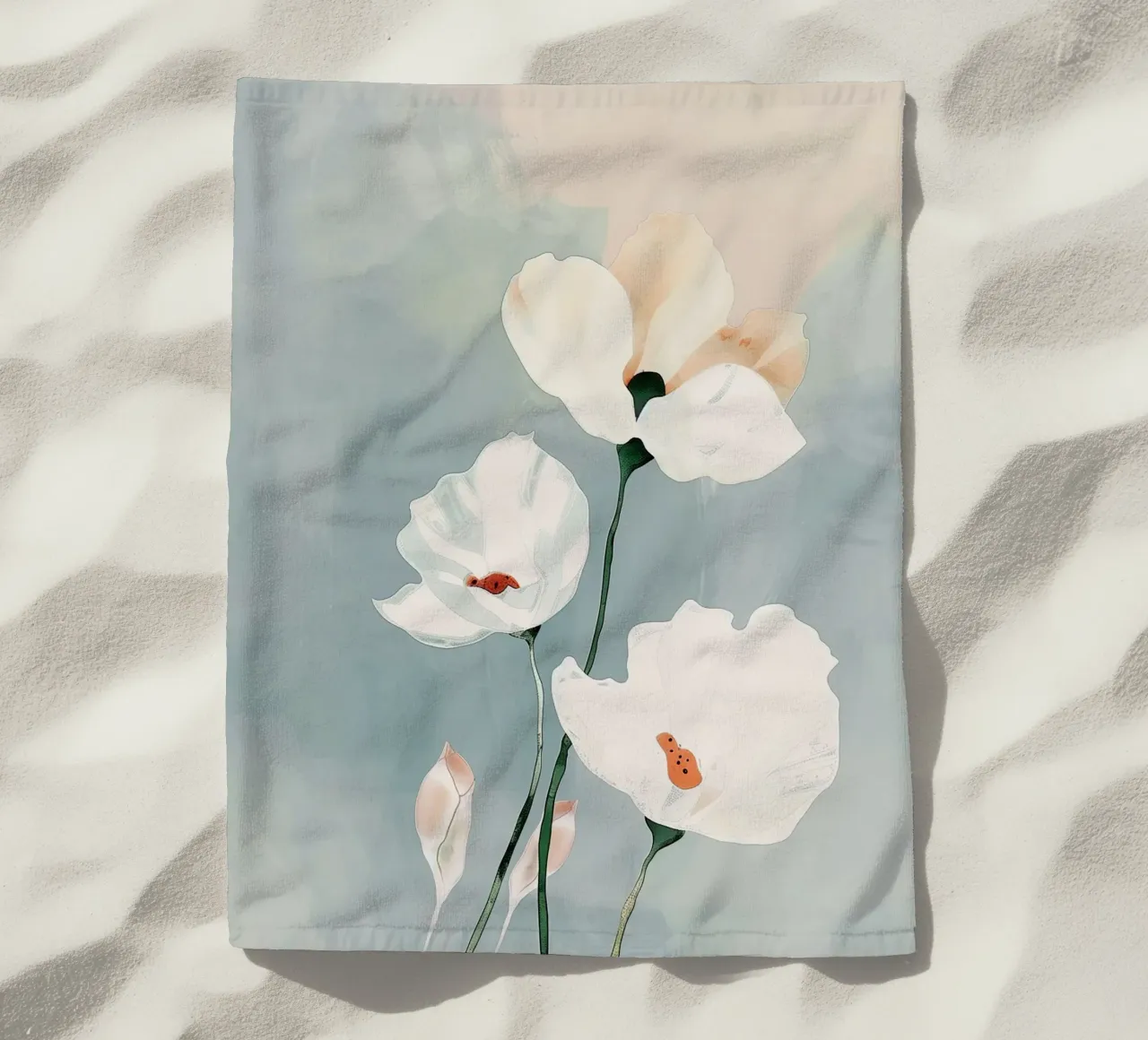 White Bloom Study telo mare da softsoul