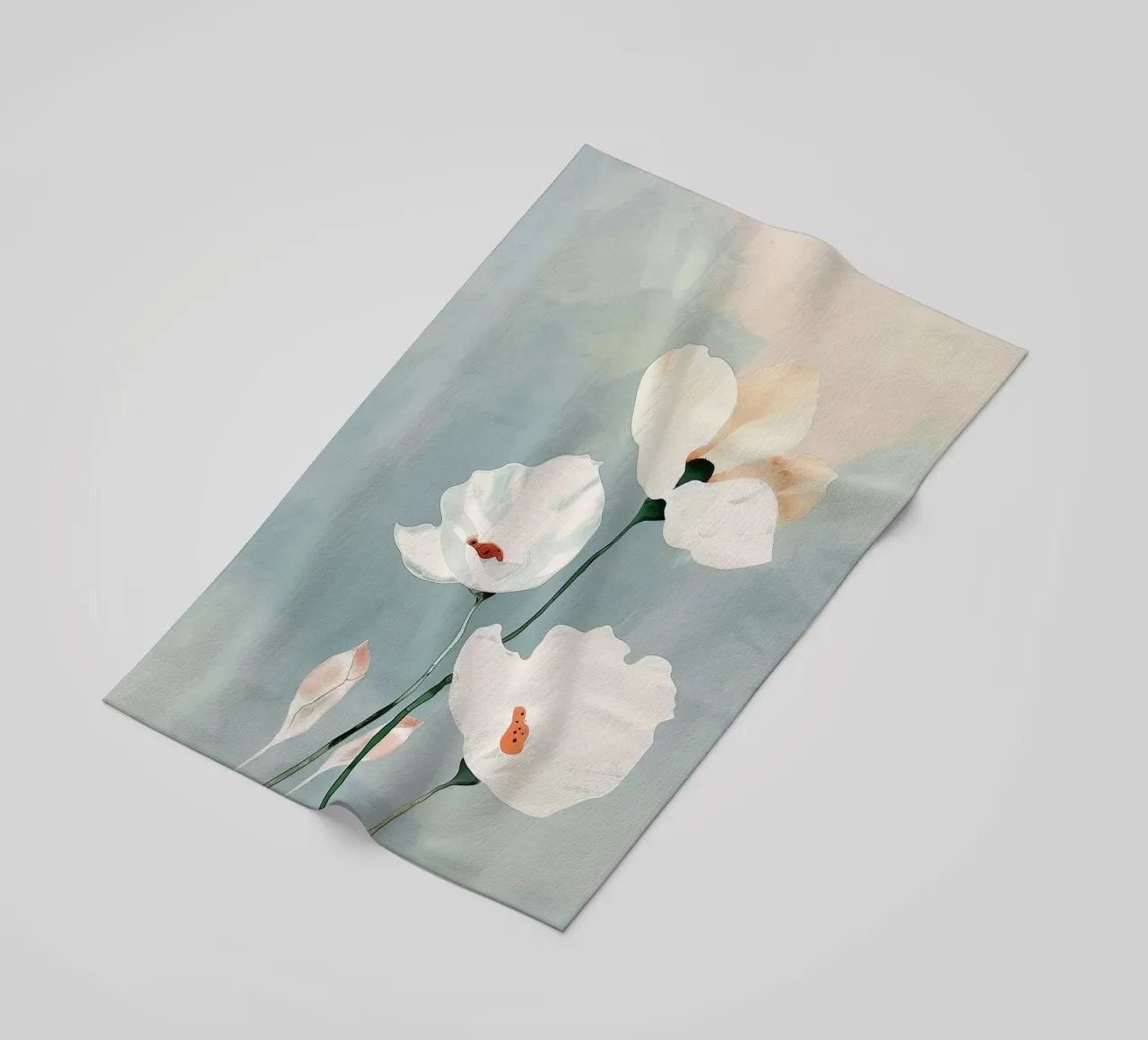 White Bloom Study telo mare da softsoul