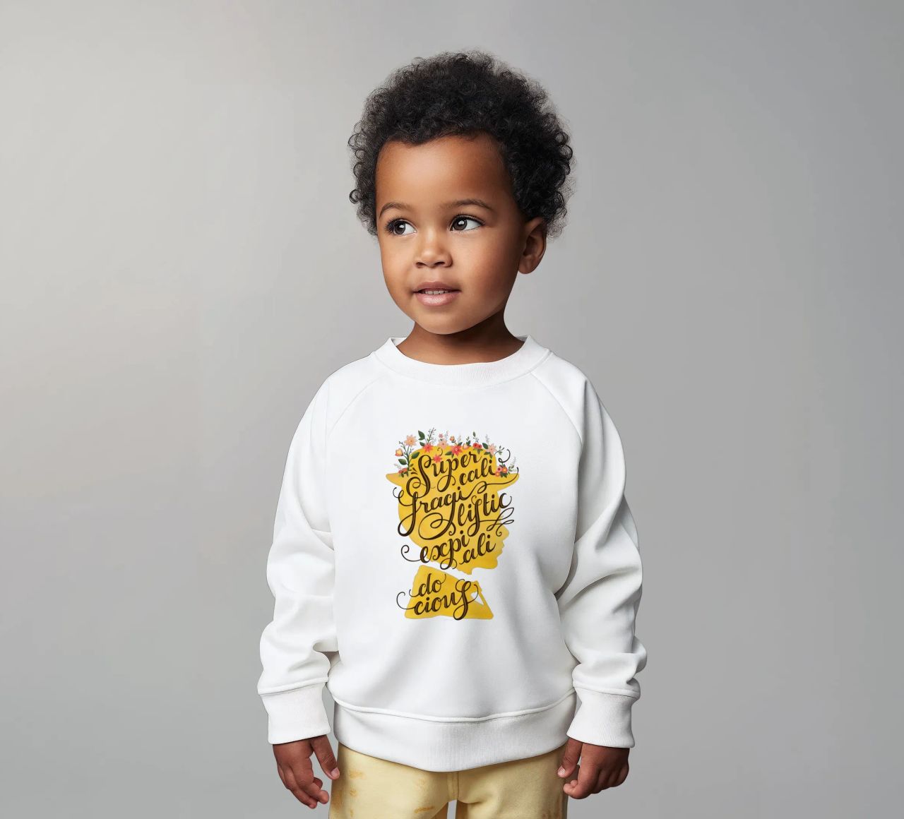 Supercalifragilisticexpialidocious - Draw Me A Song Project sweat pour bébé de Nour Tohme