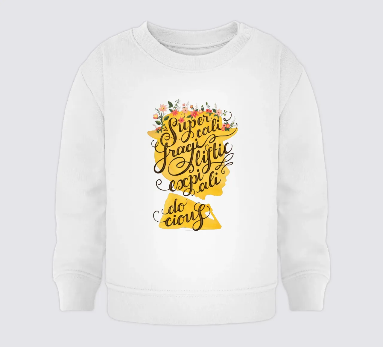 Supercalifragilisticexpialidocious - Draw Me A Song Project felpa neonato da Nour Tohme