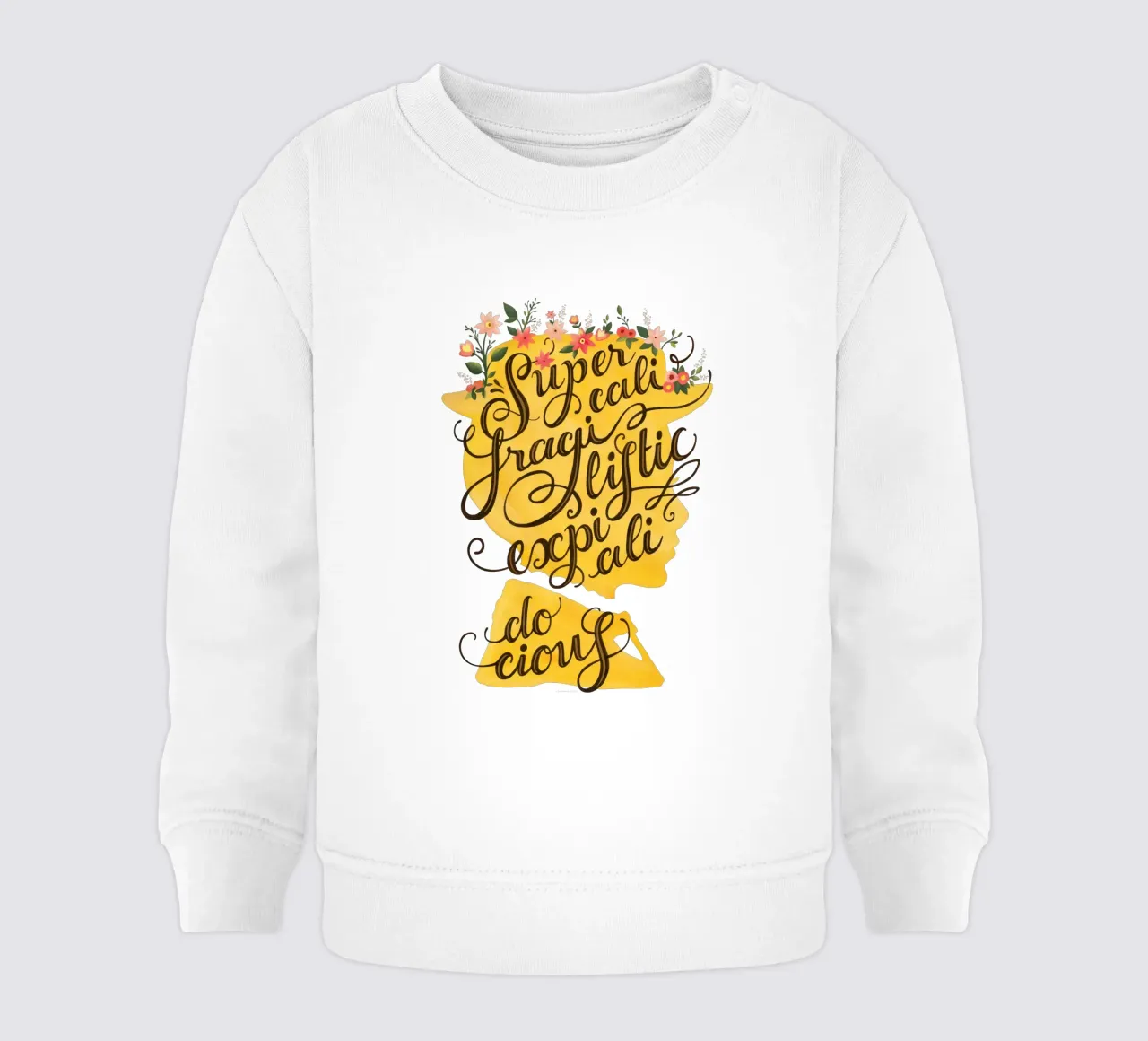 Supercalifragilisticexpialidocious - Draw Me A Song Project baby sweatshirt van Nour Tohme