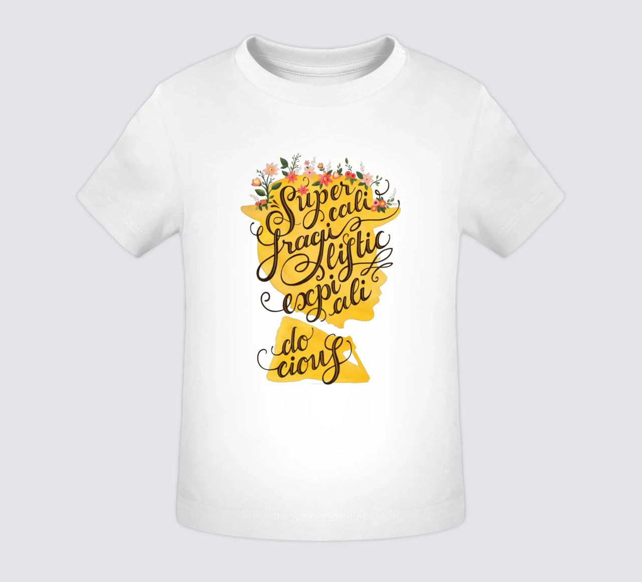 Supercalifragilisticexpialidocious - Draw Me A Song Project maglietta neonato da Nour Tohme