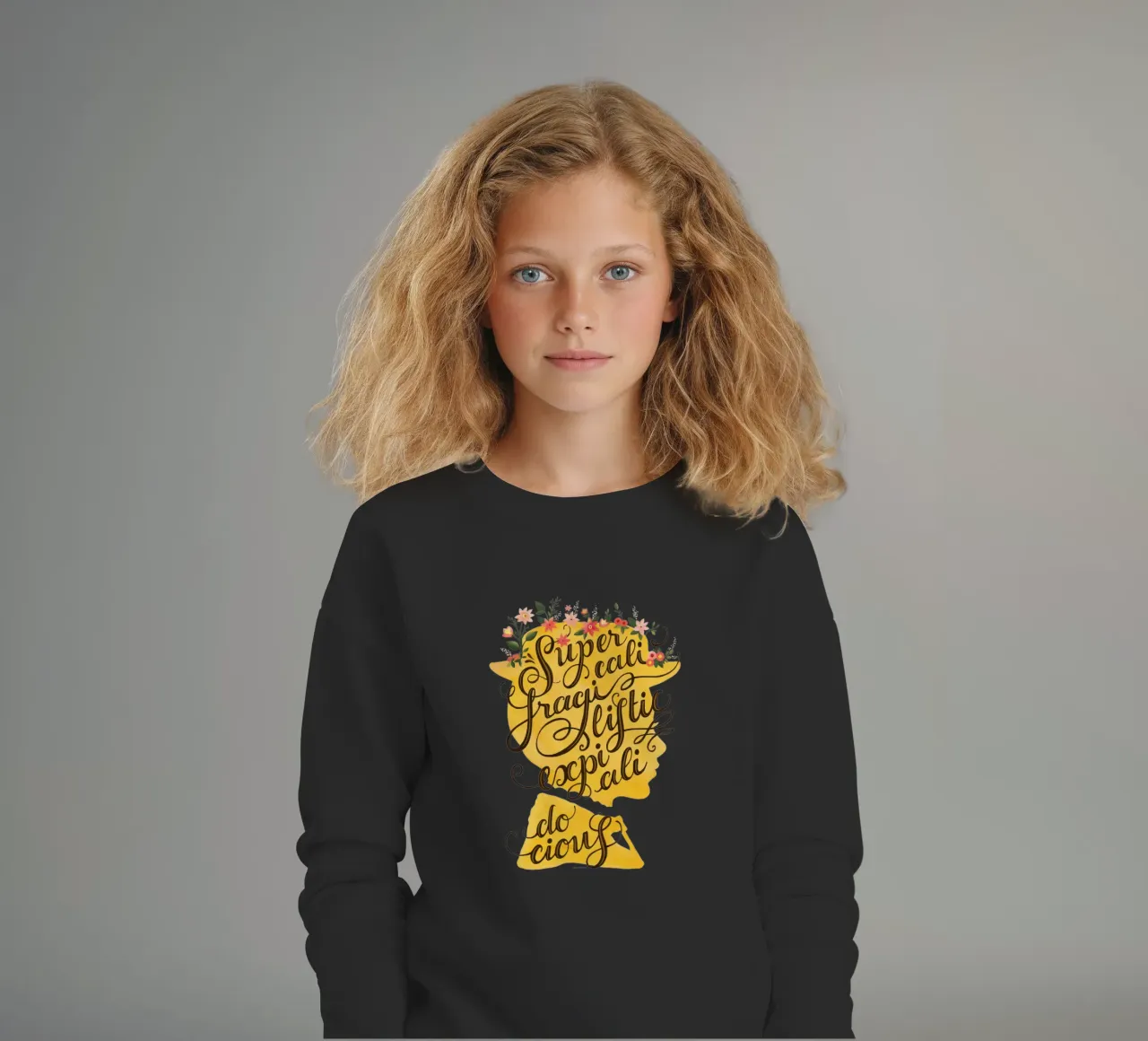 Supercalifragilisticexpialidocious - Draw Me A Song Project felpa bambino da Nour Tohme