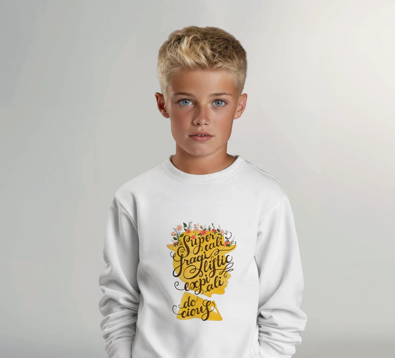 Supercalifragilisticexpialidocious - Draw Me A Song Project sweat enfant de Nour Tohme