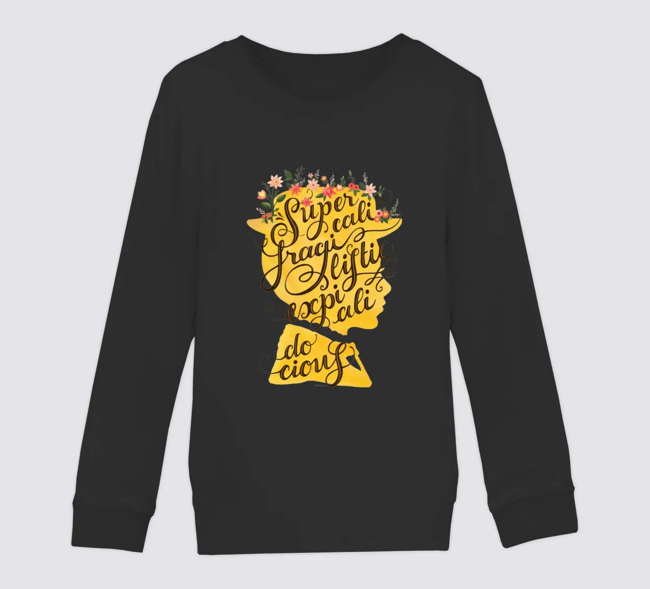 Supercalifragilisticexpialidocious - Draw Me A Song Project felpa bambino da Nour Tohme