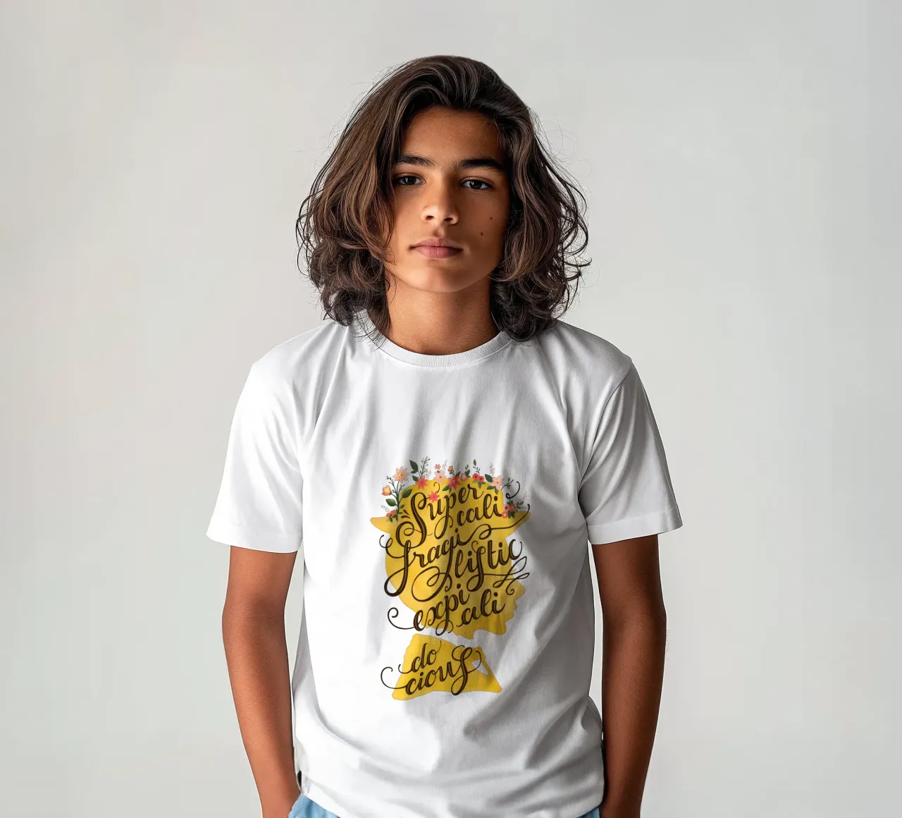 Supercalifragilisticexpialidocious - Draw Me A Song Project t-shirt bambini da Nour Tohme