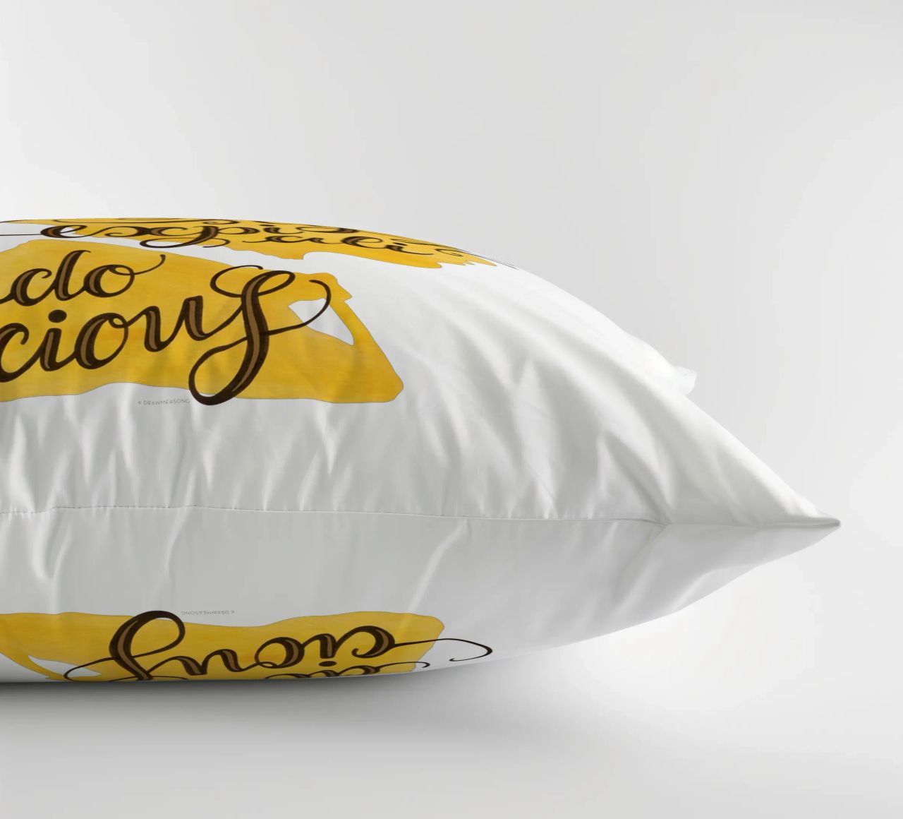 Supercalifragilisticexpialidocious - Draw Me A Song Project decorative cushion by Nour Tohme