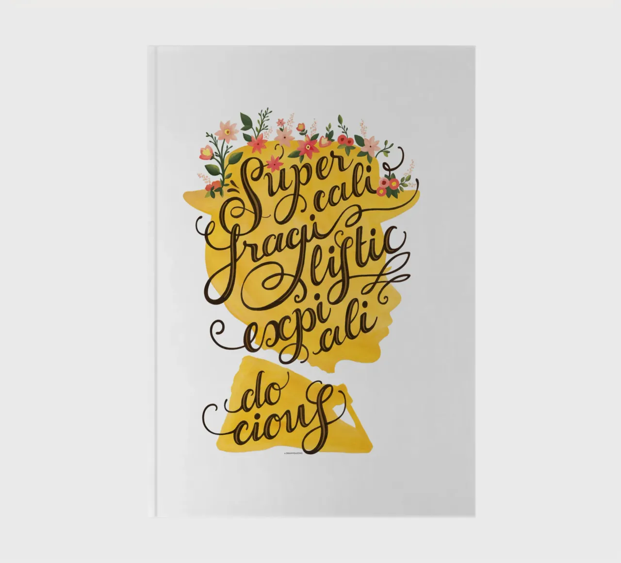 Supercalifragilisticexpialidocious - Draw Me A Song Project Notizbuch von Nour Tohme
