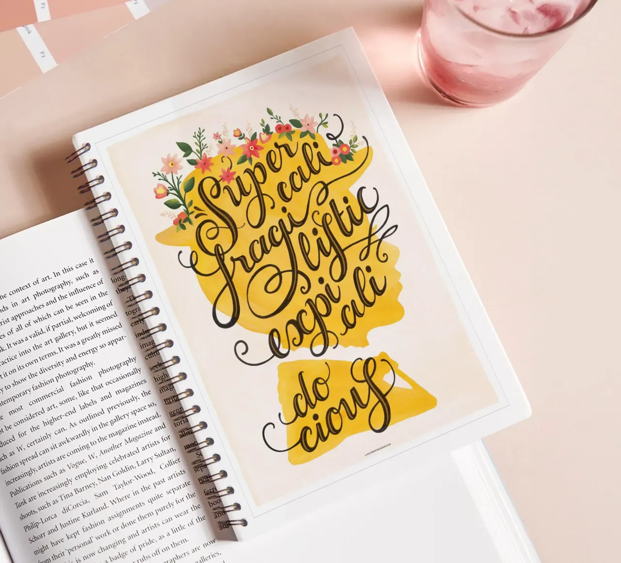 Supercalifragilisticexpialidocious - Draw Me A Song Project diario ad anelli da Nour Tohme