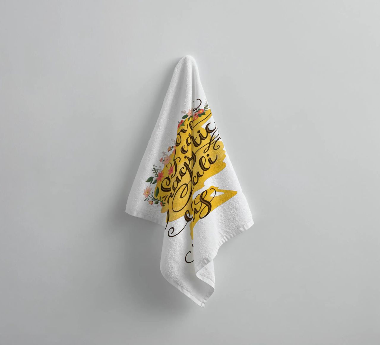 Supercalifragilisticexpialidocious - Draw Me A Song Project towel by Nour Tohme