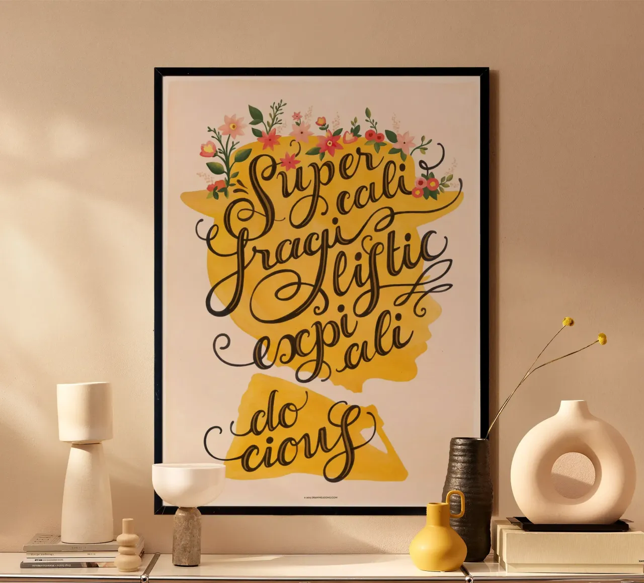 Supercalifragilisticexpialidocious - Draw Me A Song Project Hahnemühle von Nour Tohme