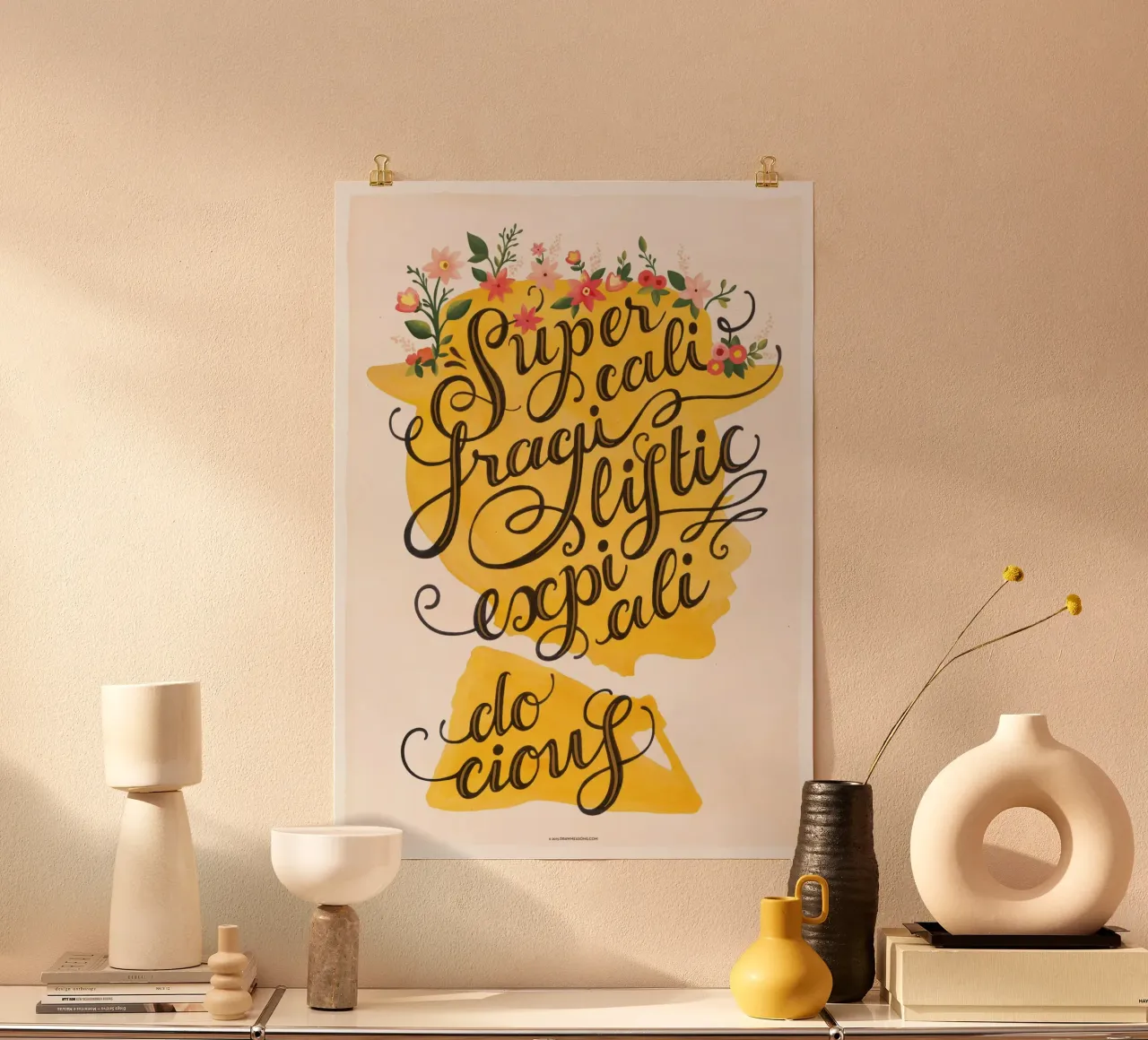 Supercalifragilisticexpialidocious - Draw Me A Song Project hahnemühle van Nour Tohme