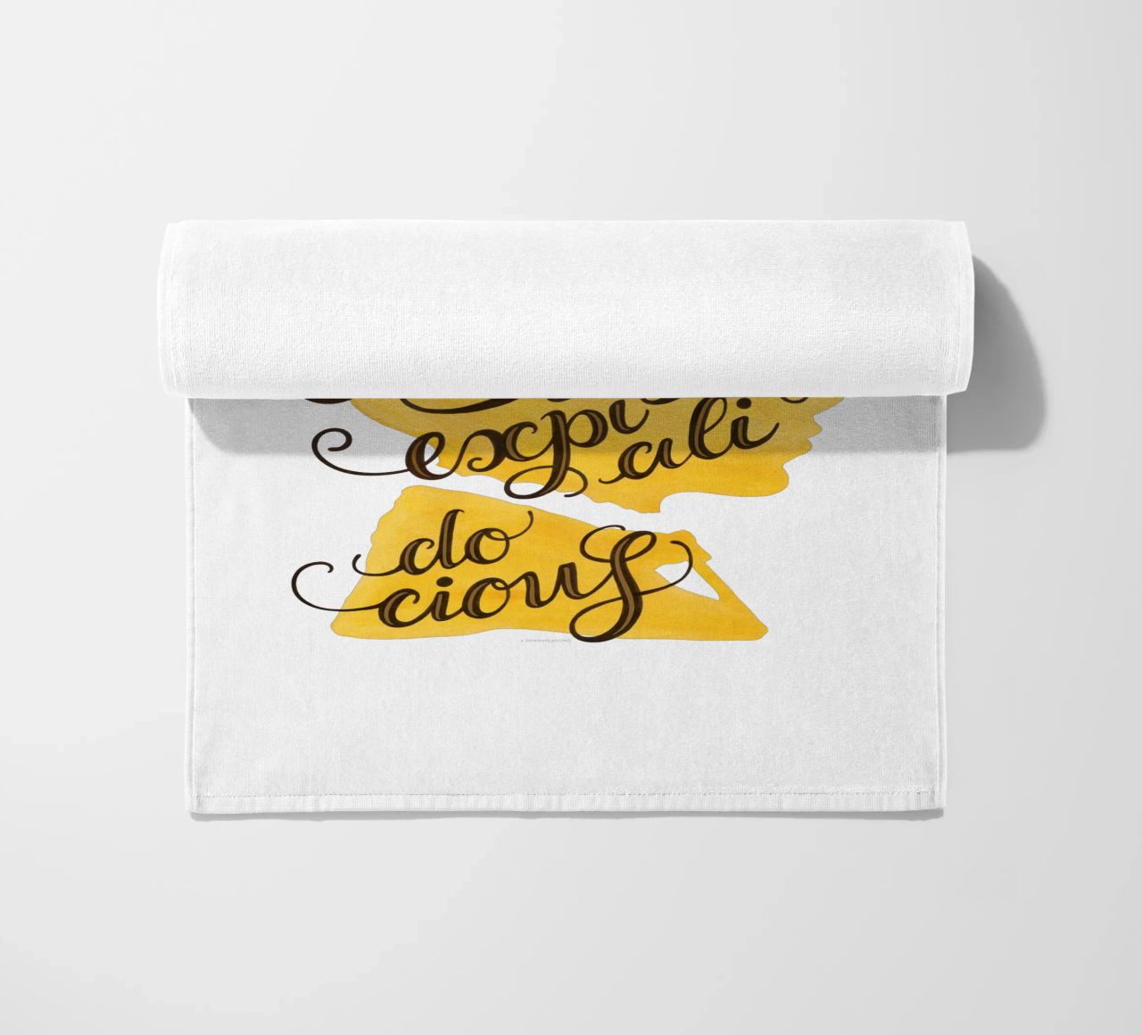 Supercalifragilisticexpialidocious - Draw Me A Song Project beach towel by Nour Tohme