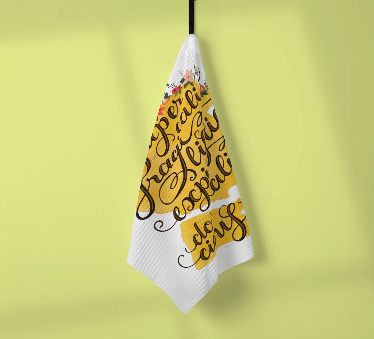 Supercalifragilisticexpialidocious - Draw Me A Song Project torchon de Nour Tohme