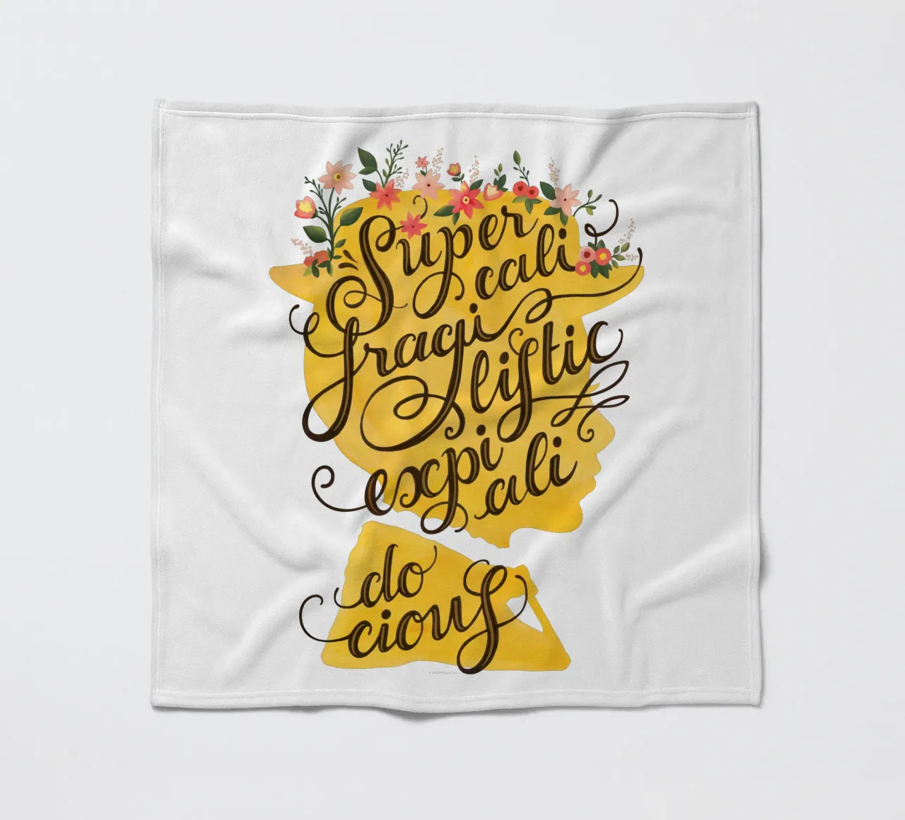 Supercalifragilisticexpialidocious - Draw Me A Song Project Fleecedecke von Nour Tohme