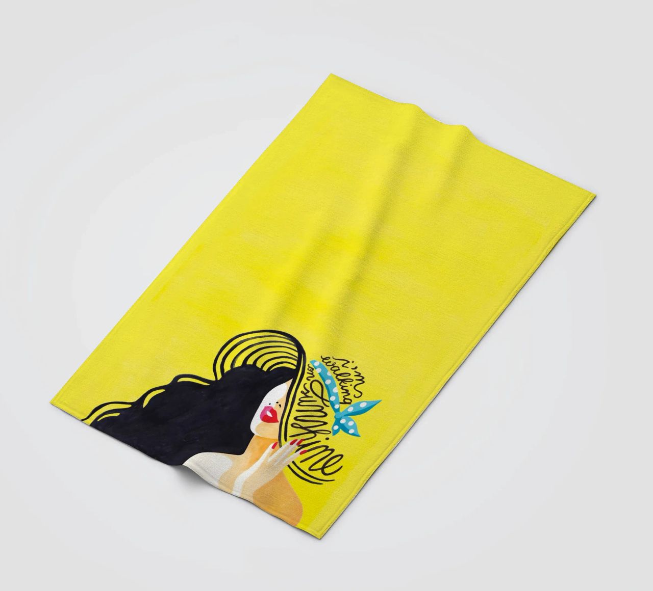 Walking on Sunshine - Draw Me A Song coperta in pile da Nour Tohme