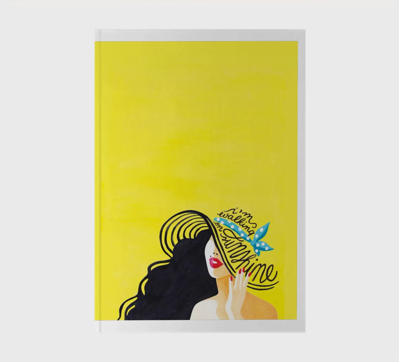Walking on Sunshine - Draw Me A Song notebook by Nour Tohme