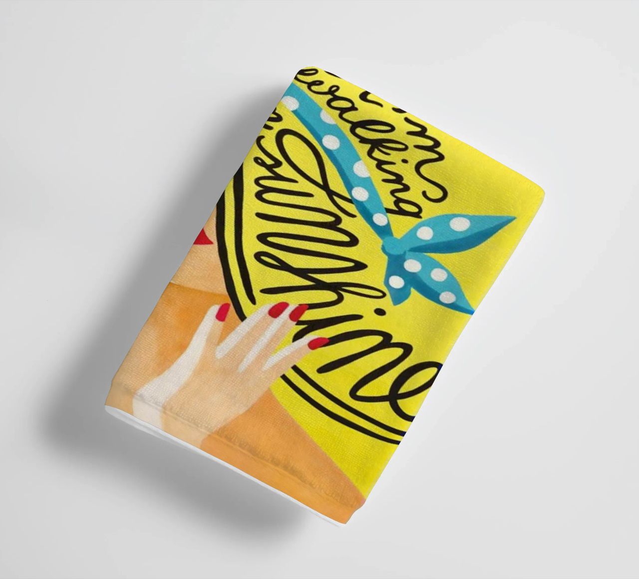 Walking on Sunshine - Draw Me A Song towel by Nour Tohme