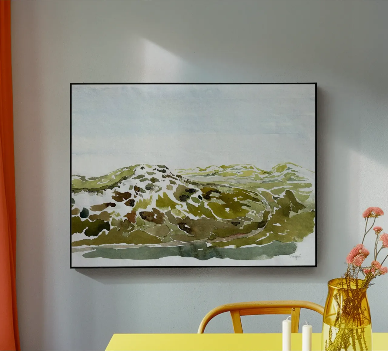 Dune | Acquerello plexiglass da Nordlicht Atelier