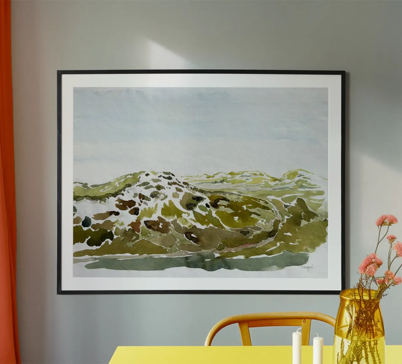 Dune | Acquerello poster da Nordlicht Atelier