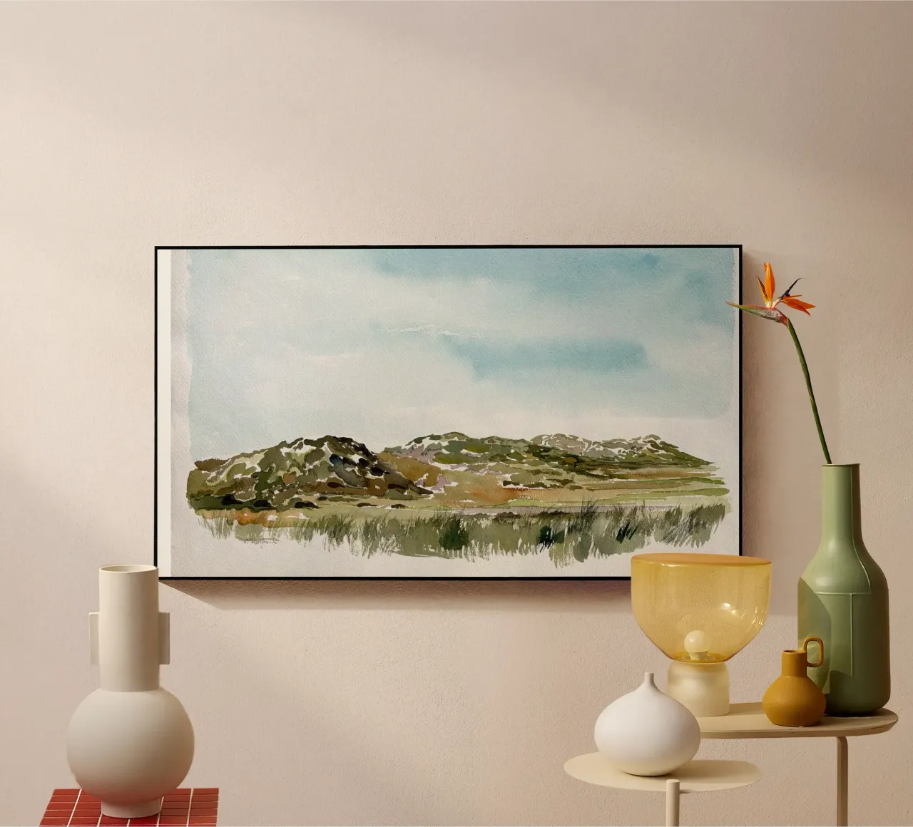 Dune | Acquerello plexiglass da Nordlicht Atelier