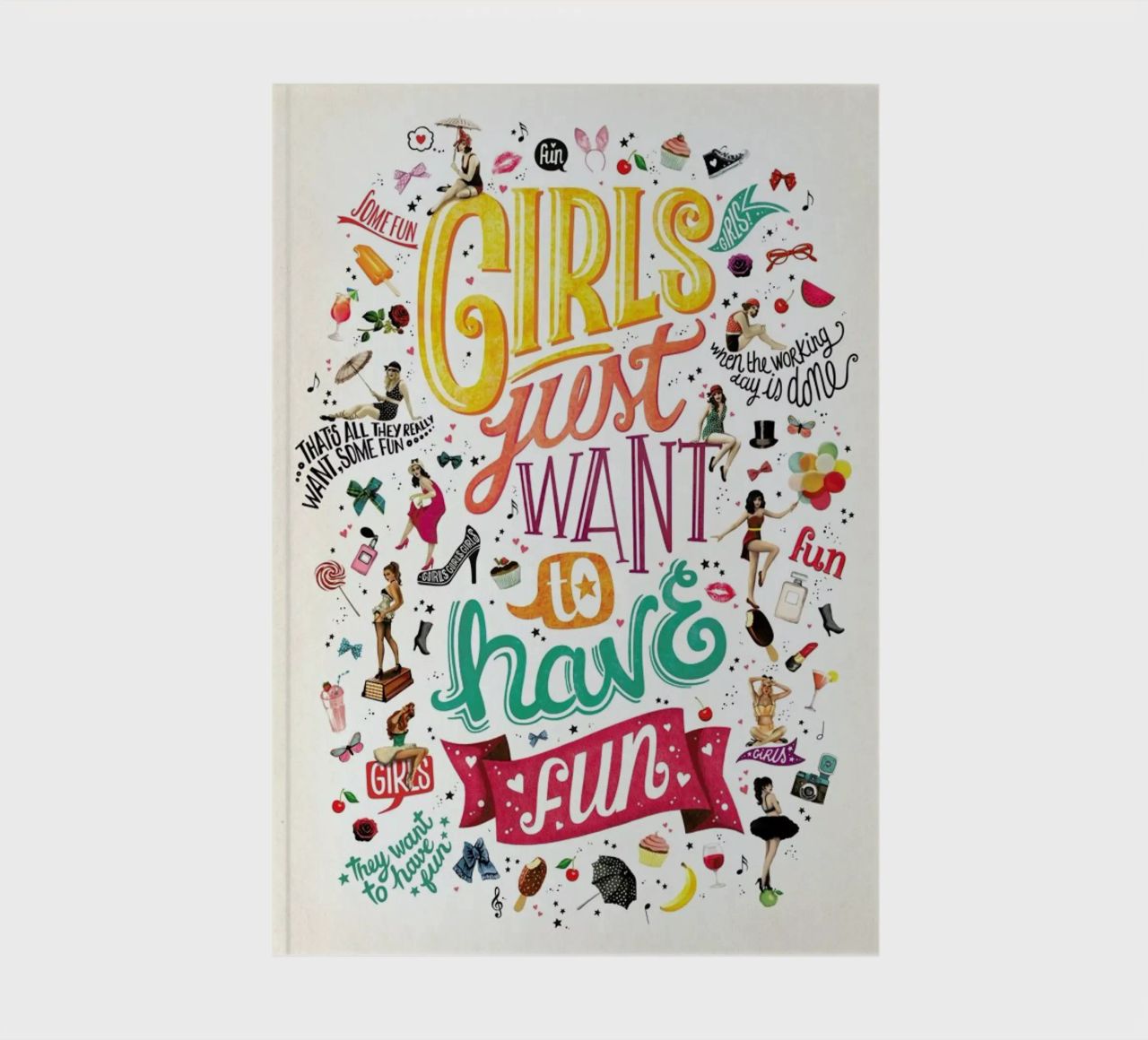 Girls Just Want to Have Fun - Draw Me A Song Project notebook by Nour Tohme