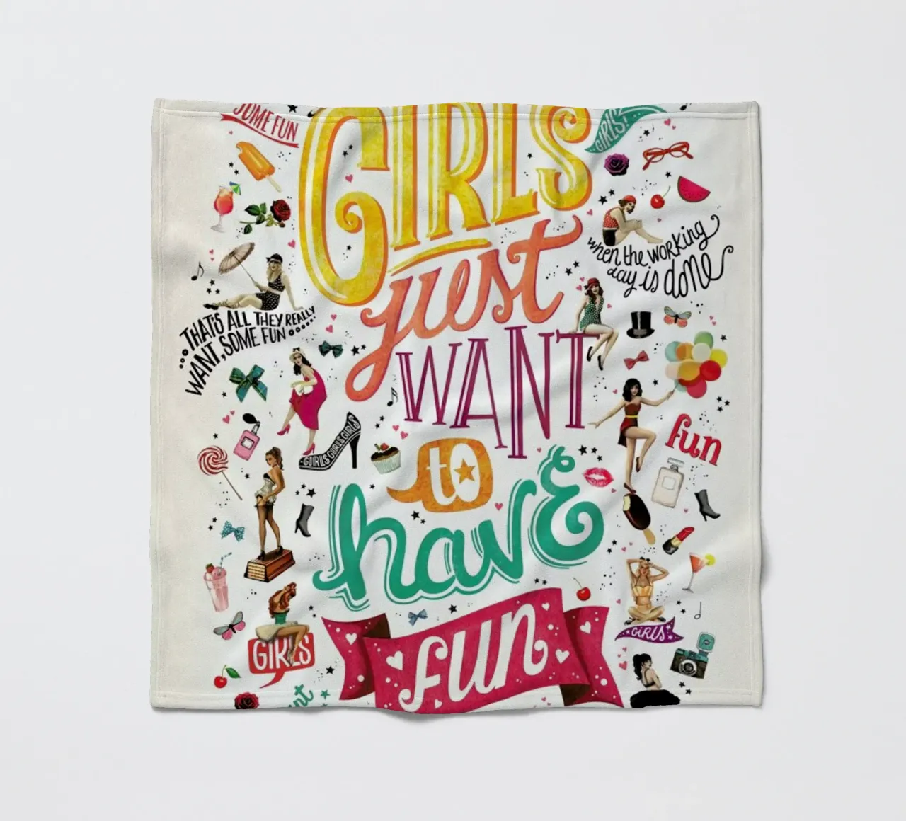 Girls Just Want to Have Fun - Draw Me A Song Project coperta in pile da Nour Tohme