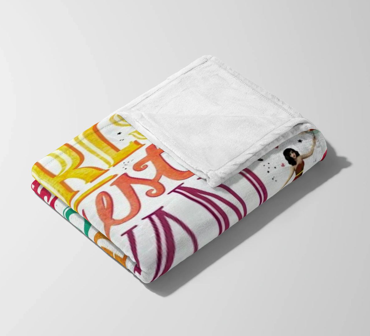 Girls Just Want to Have Fun - Draw Me A Song Project fleece blanket by Nour Tohme