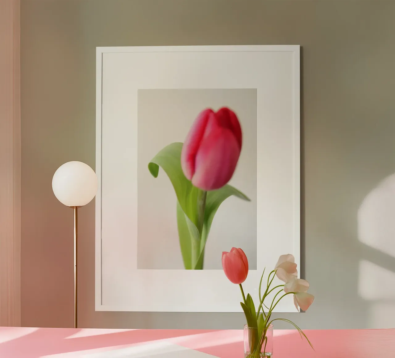 Rode tulp poster van Soul Traffic