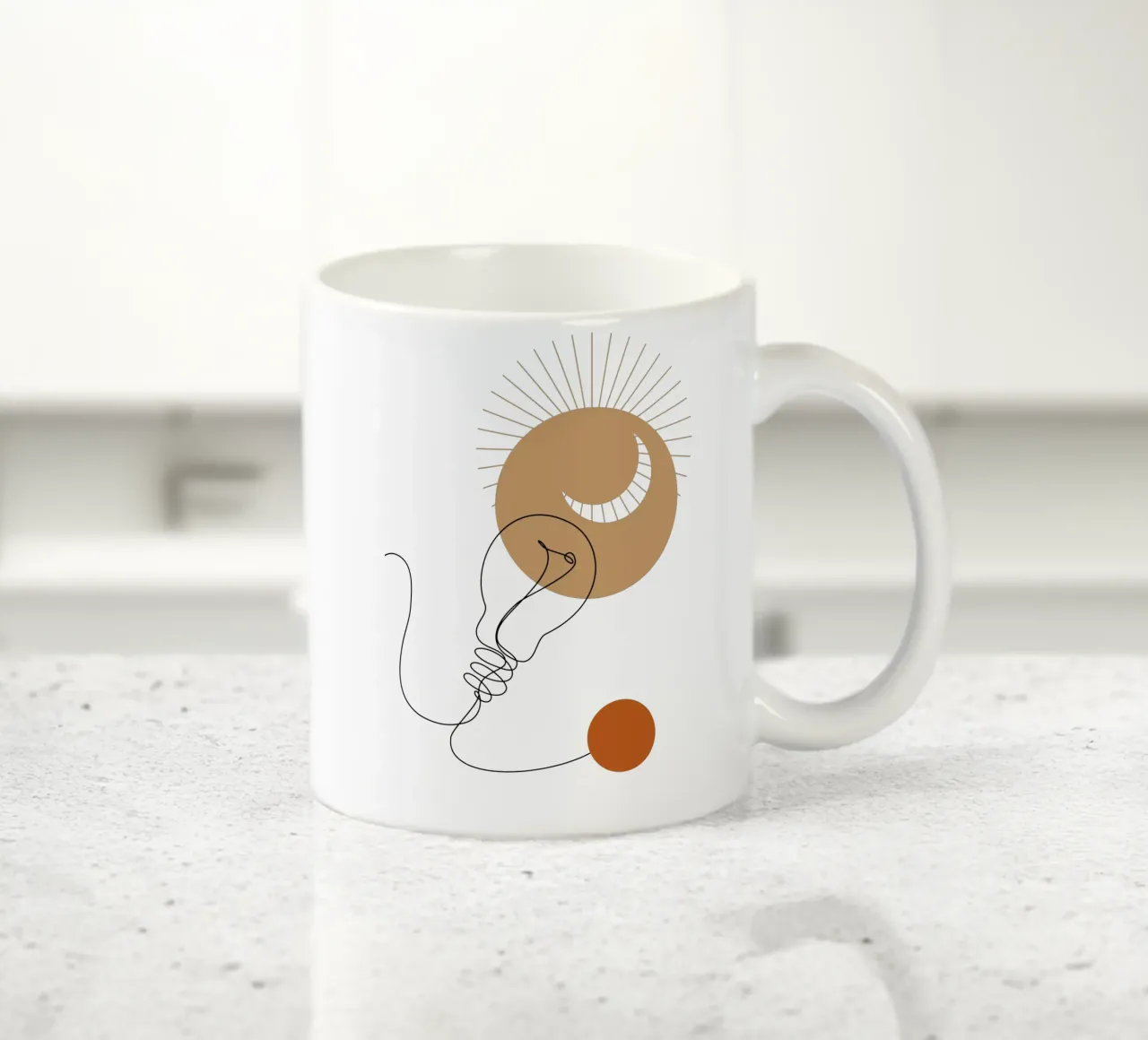 Lampada minimalista tazza in ceramica da YSV MINIMALIST