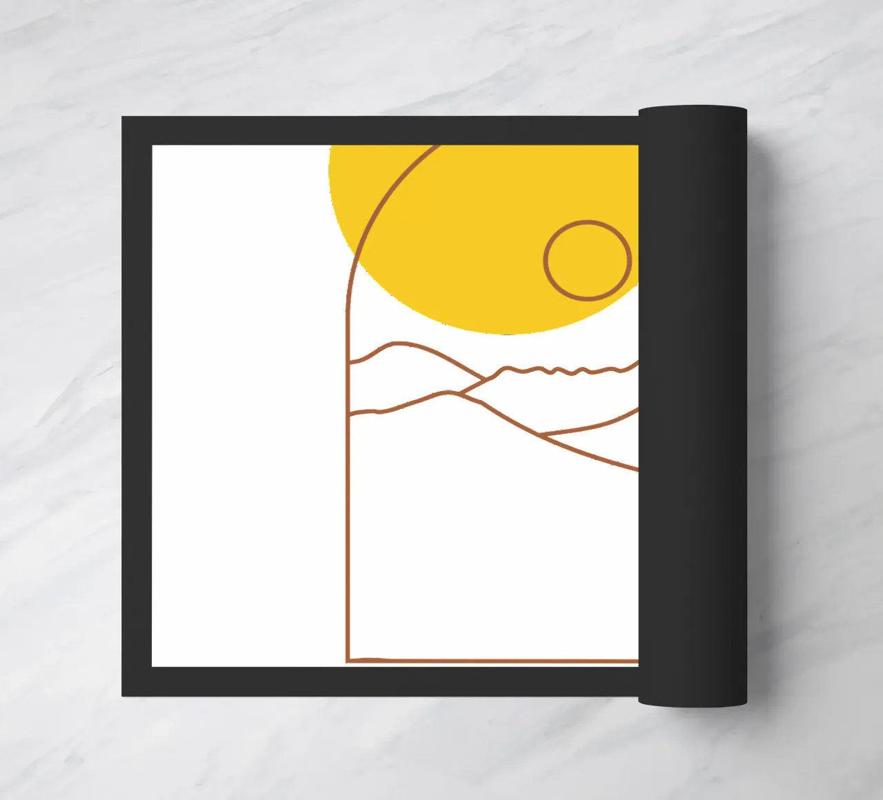 Natura crepuscolare minimalista zerbino da YSV MINIMALIST