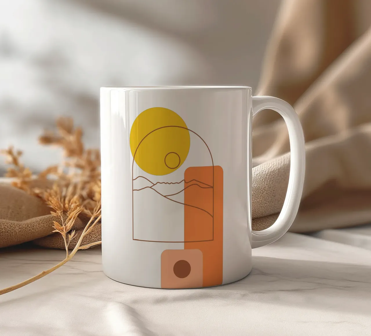 Natura crepuscolare minimalista tazza in ceramica da YSV MINIMALIST