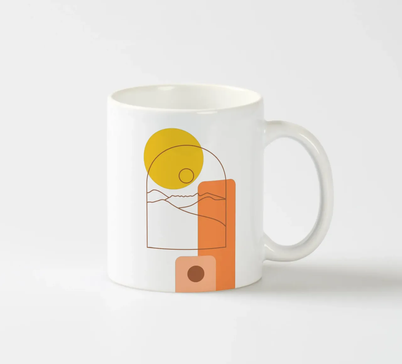 Natura crepuscolare minimalista tazza in ceramica da YSV MINIMALIST