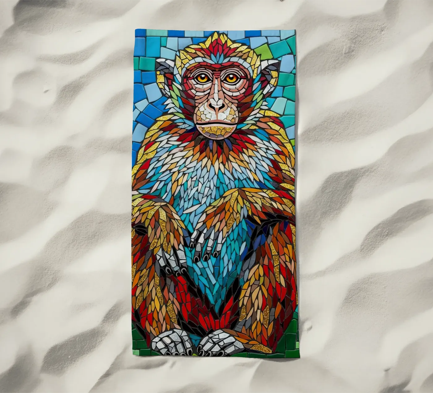 PRIMATE PRIDE Strandtuch von ArtPlane