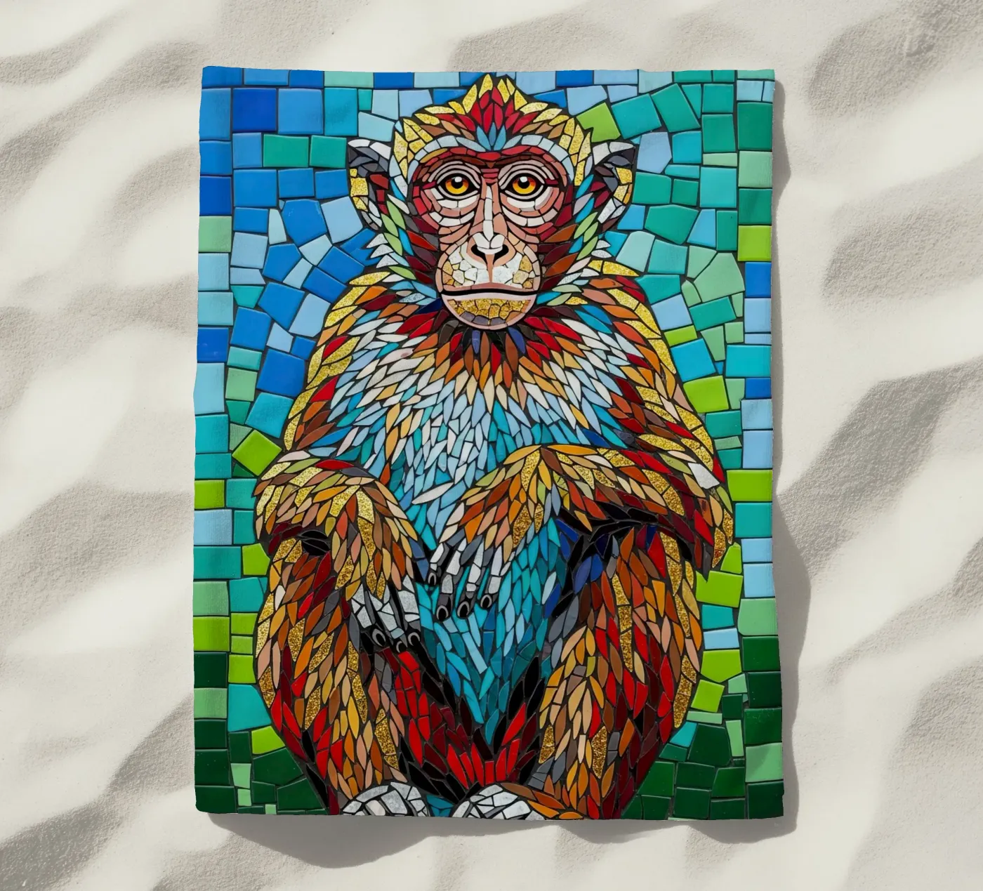 PRIMATE PRIDE Strandtuch von ArtPlane