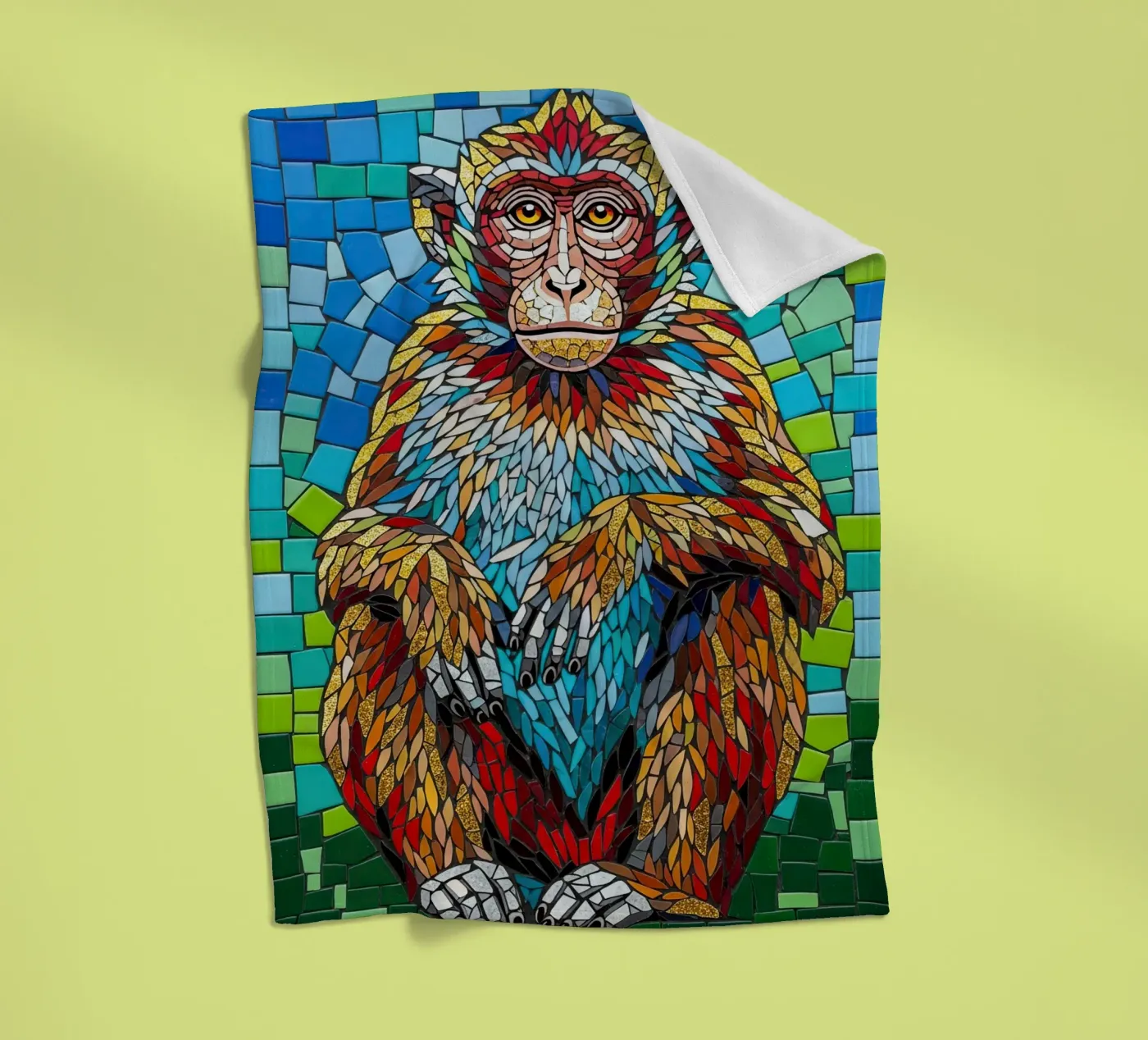 PRIMATE PRIDE fleecedeken van ArtPlane