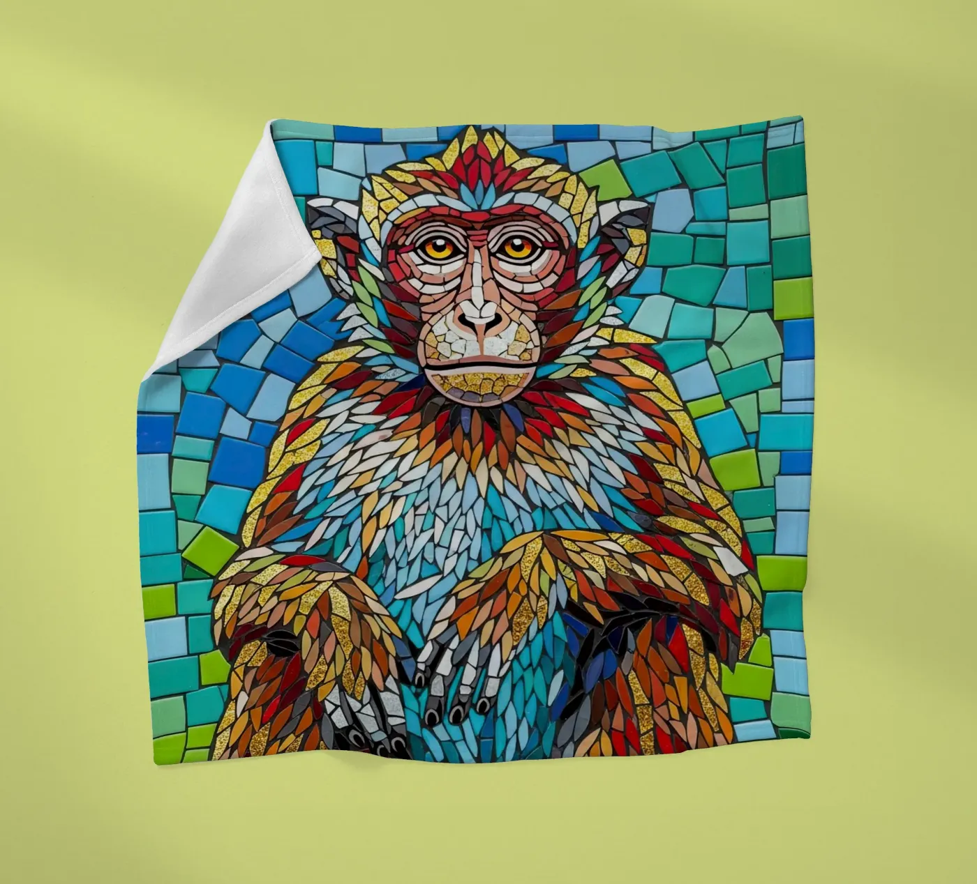 PRIMATE PRIDE fleecedeken van ArtPlane