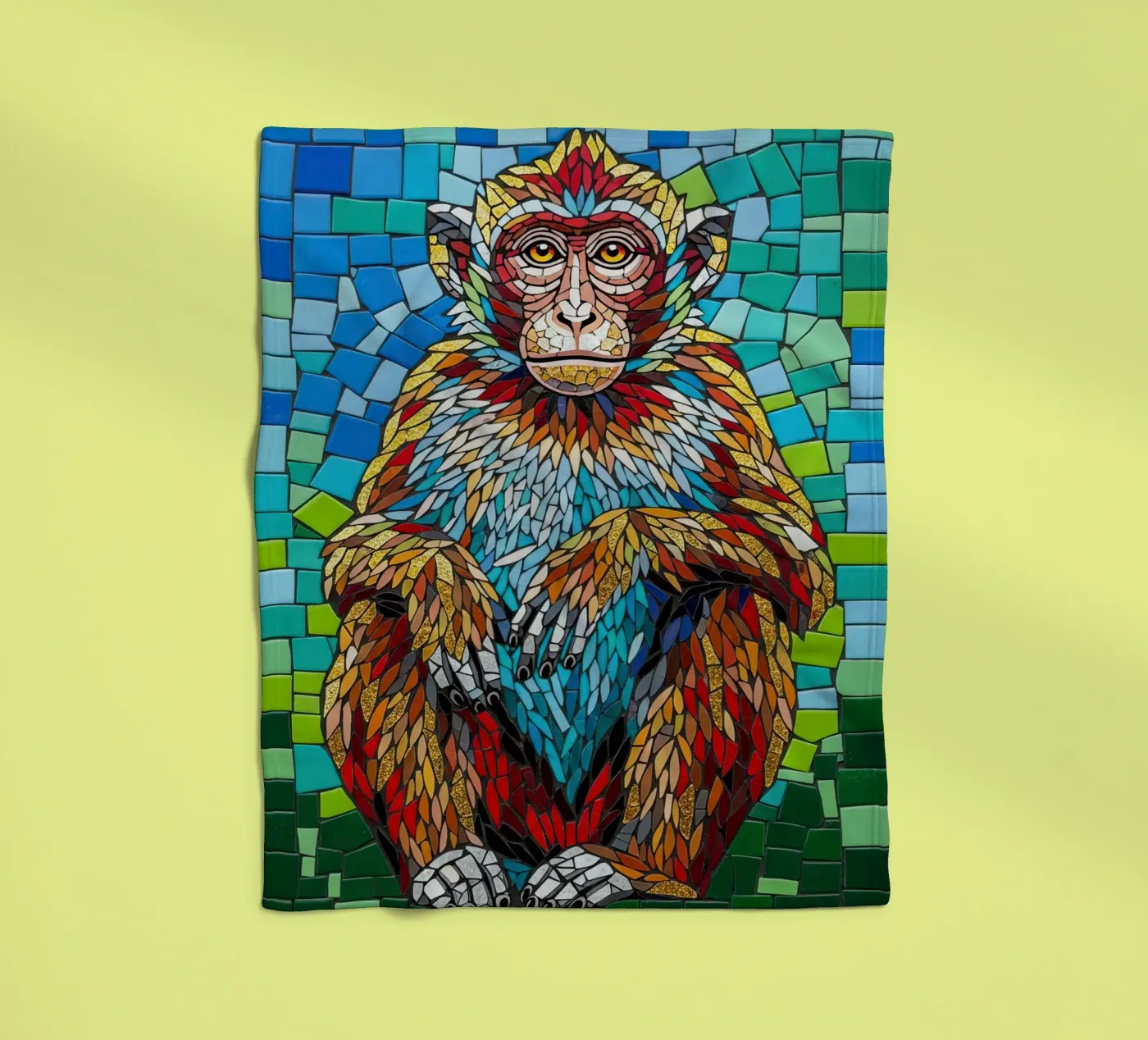 PRIMATE PRIDE fleecedeken van ArtPlane